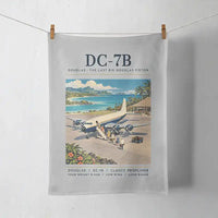 Thumbnail for Douglas DC-7B - Poster - Towel - Light Gray