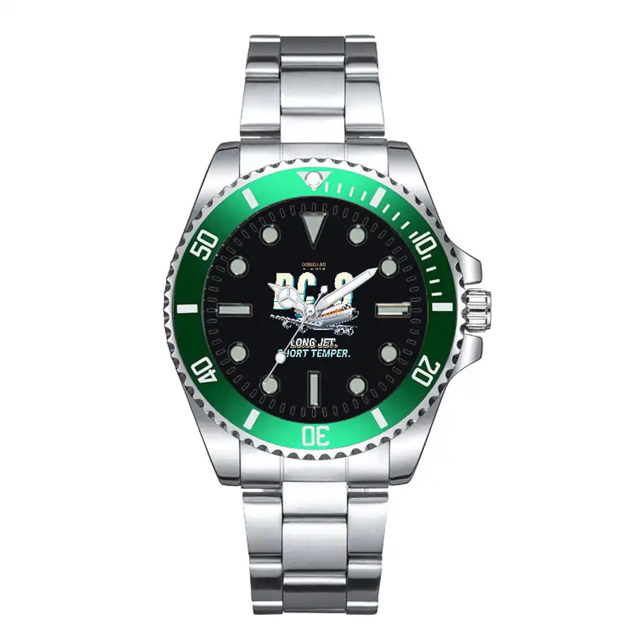 Douglas DC-8-63 - Cartoon - Premium Diver - Green