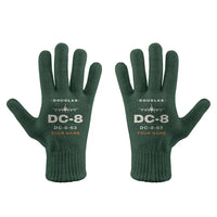 Thumbnail for Douglas DC-8-63 - Gloves - Full - Heritage + Name - Dark Green