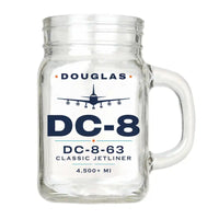 Thumbnail for Douglas DC-8-63 - Heritage - Cocktail Glass (Mason Jar)