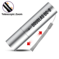 Thumbnail for Douglas DC-8-63 - Mini LED Flashlight - Heritage - Silver