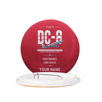Thumbnail for Douglas DC-8-63 - Original + Name - Pin - Red