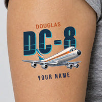 Thumbnail for Douglas DC-8-63 - Tattoo - Cartoon + Name