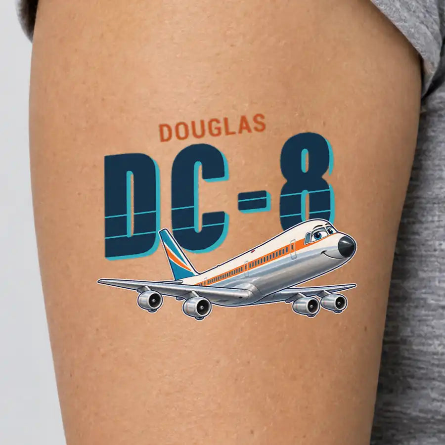 Douglas DC-8-63 - Tattoo - Cartoon