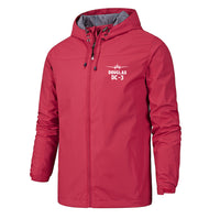 Thumbnail for Douglas DC-3 & Plane Designed Rain Jackets & Windbreakers