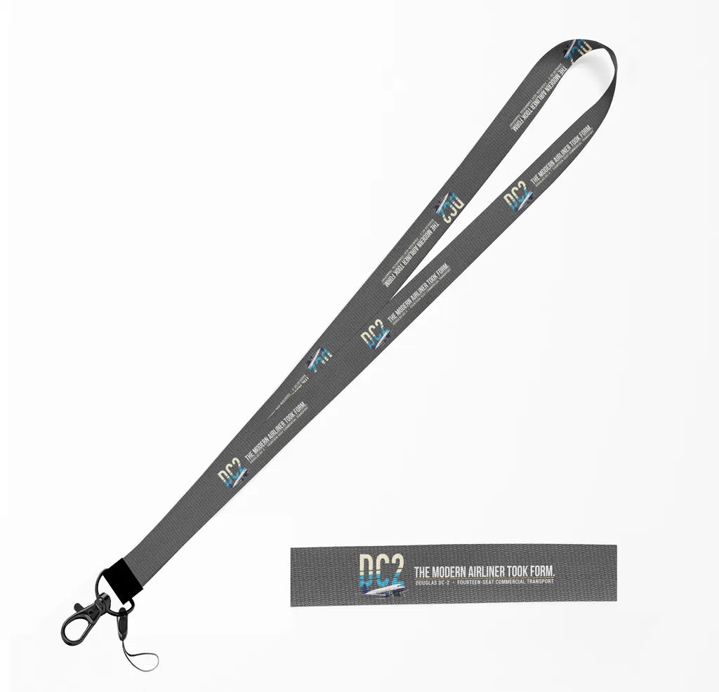 Douglas DC-2 lanyard - gray