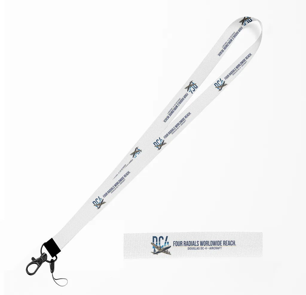 Douglas DC-4 lanyard - white