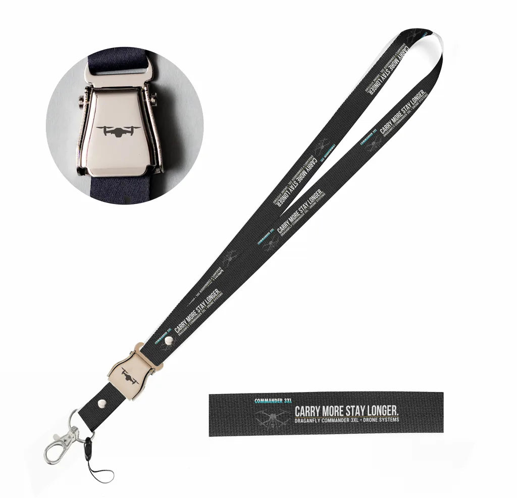 Draganfly Commander 3XL seat belt lanyard - black