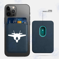 Thumbnail for Lockheed Martin F-35 Lightning II Silhouette iPhone Cases Magnetic Card Wallet
