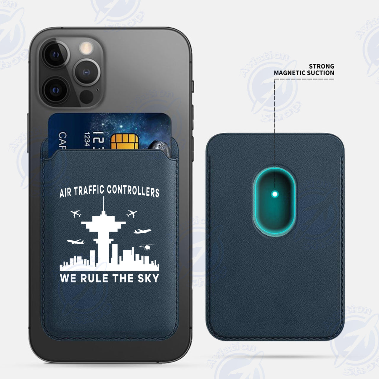 Air Traffic Controllers - We Rule The Sky iPhone Cases Magnetic Card Wallet