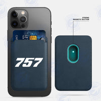 Thumbnail for 757 Flat Text iPhone Cases Magnetic Card Wallet