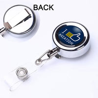 Thumbnail for I Like Aviation Designed Retractable ID Card Badge