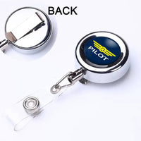 Thumbnail for Pilot & Badge Designed Retractable ID Card Badge