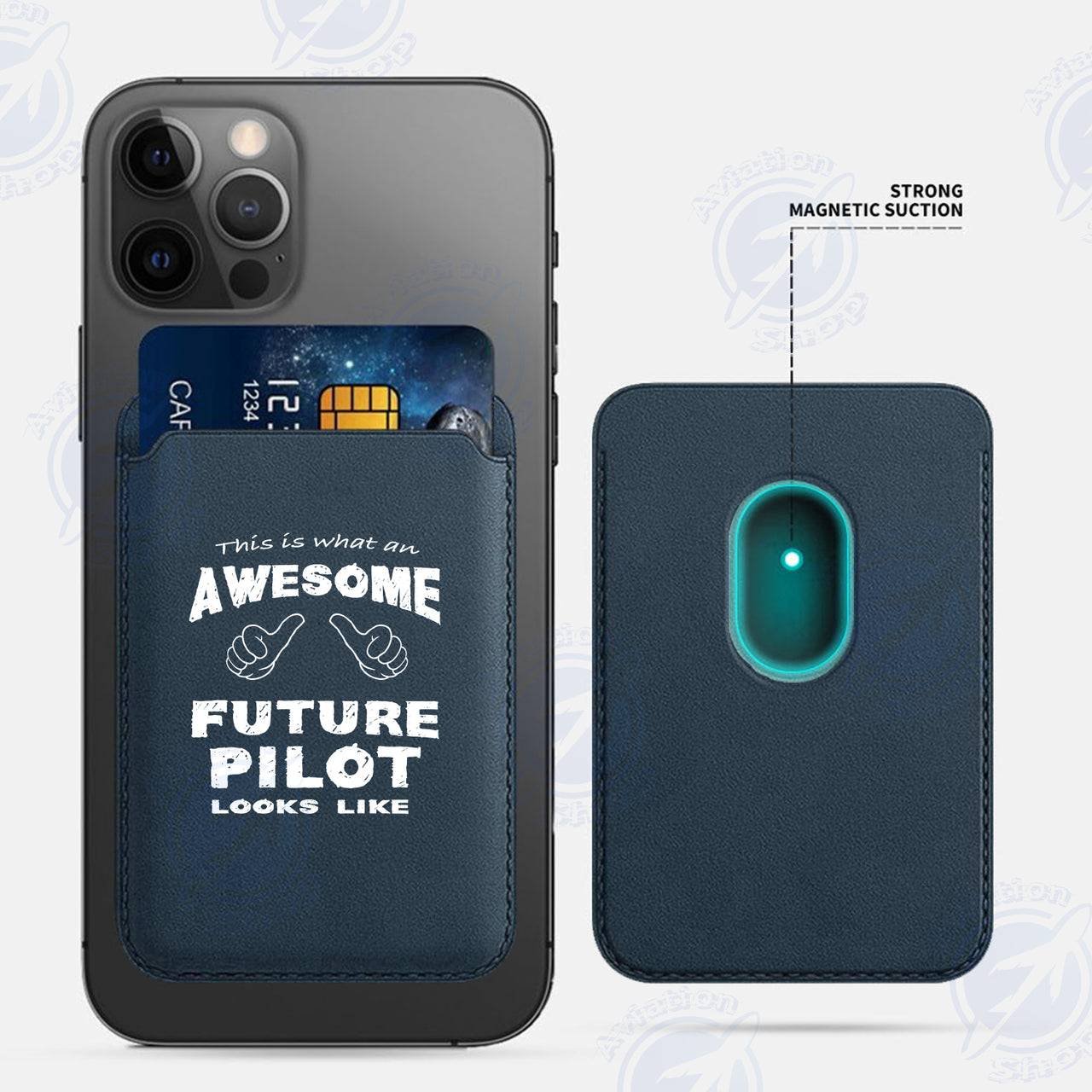 Future Pilot iPhone Cases Magnetic Card Wallet