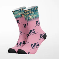 Thumbnail for Dresden Airport (DRS) - Socks - Pink + Name