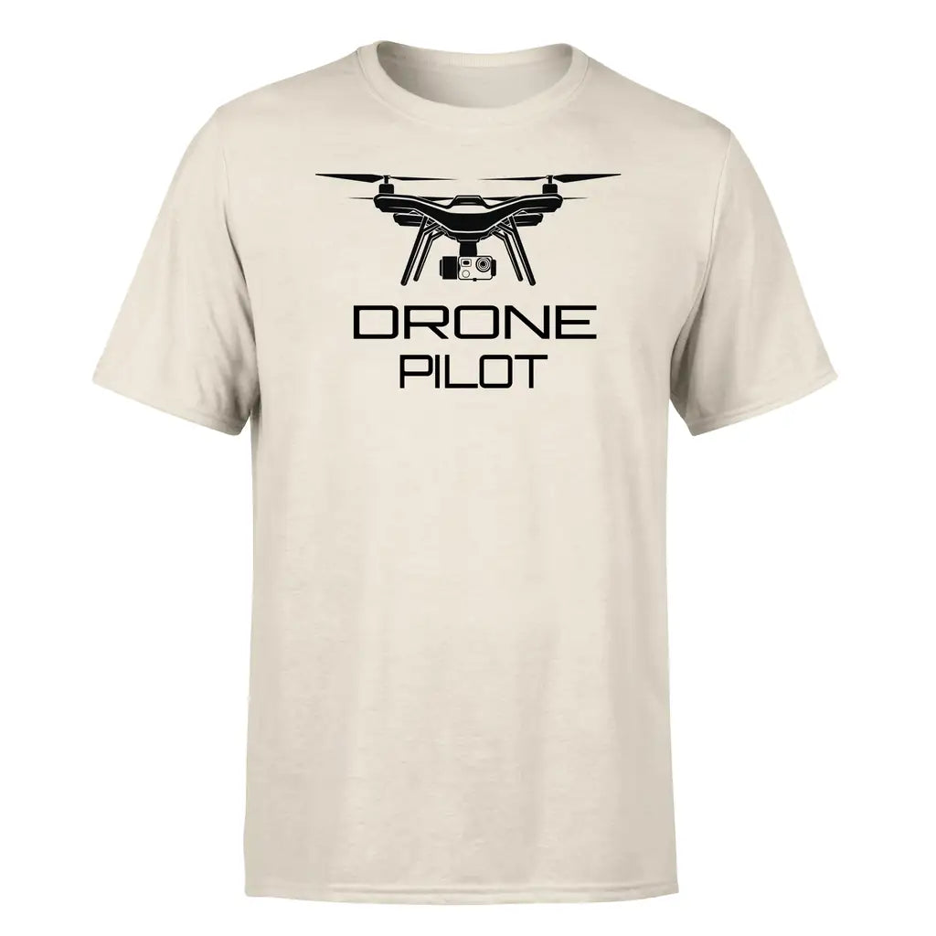 Drone Pilot design on beige single side