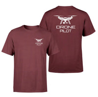 Thumbnail for Drone Pilot design on dark red double side