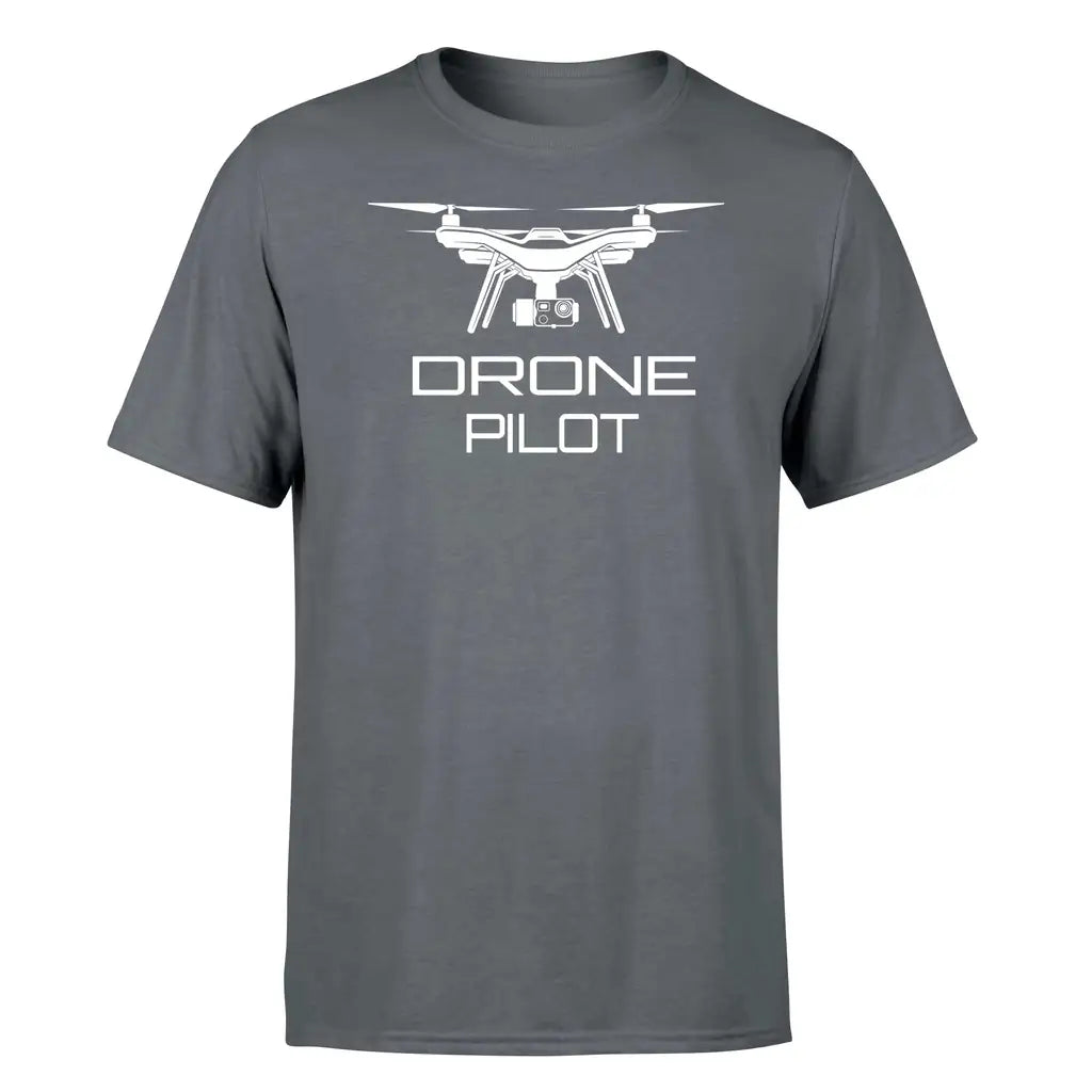 Drone Pilot design on gray single side