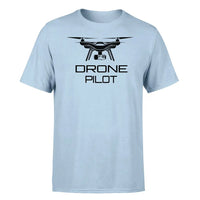 Thumbnail for Drone Pilot design on light blue single side