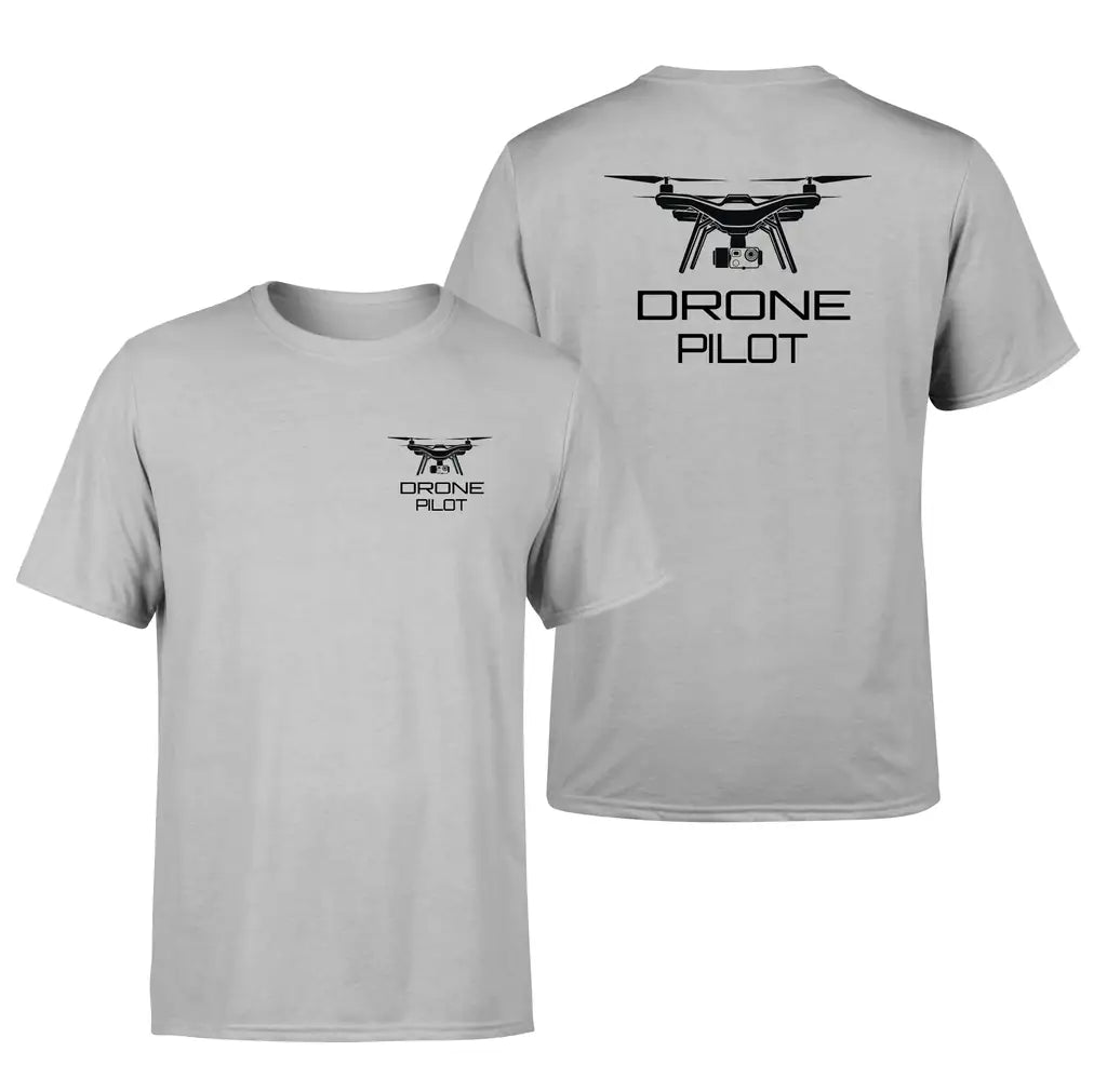 Drone Pilot design on light gray double side