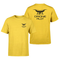 Thumbnail for Drone Pilot design on yellow double side