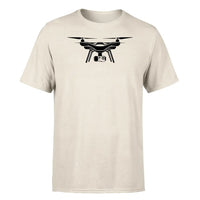 Thumbnail for Drone Silhouette design on beige single side
