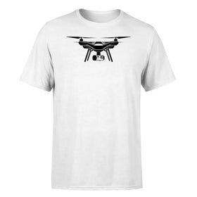 Single-Side Printing — Drone Silhouette Double-Side T-Shirt