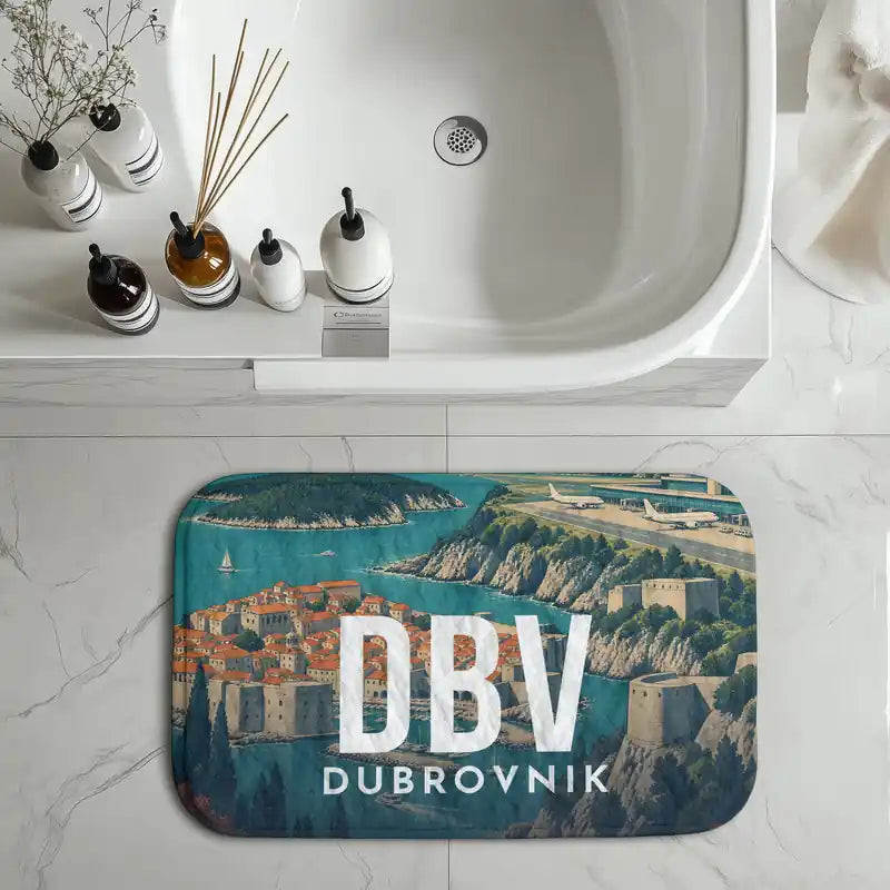 Dubrovnik Ruđer Bošković Airport (DBV) bath mat