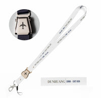 Thumbnail for Dunhuang City Series seat belt lanyard - white