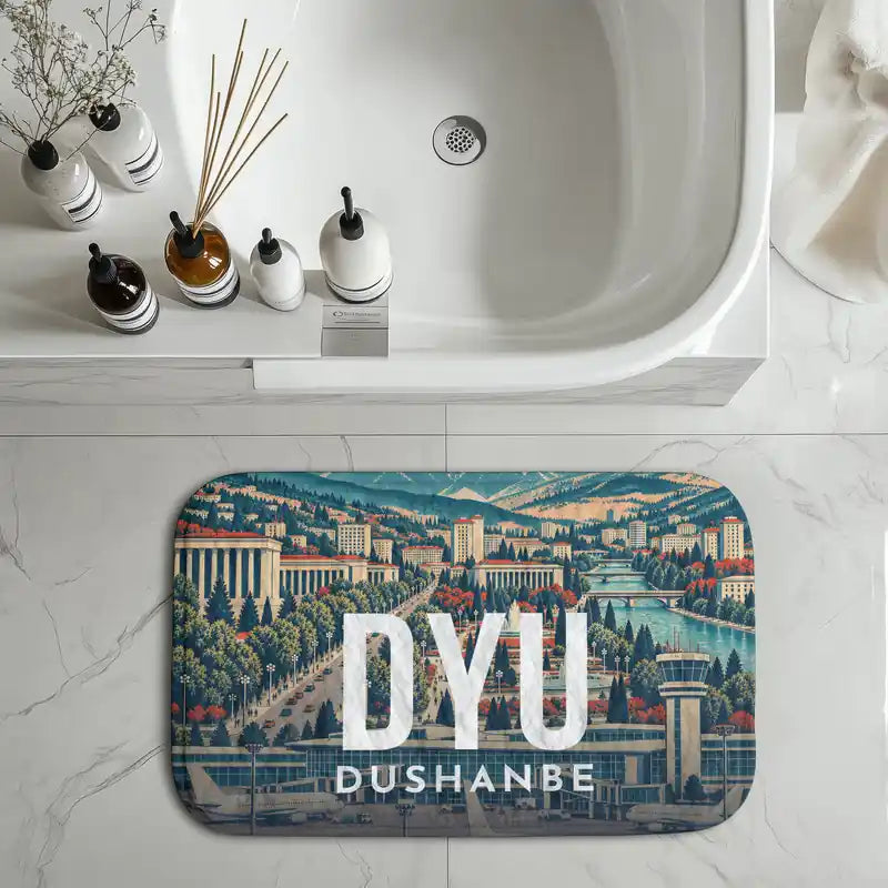 Dushanbe International Airport (DYU) bath mat