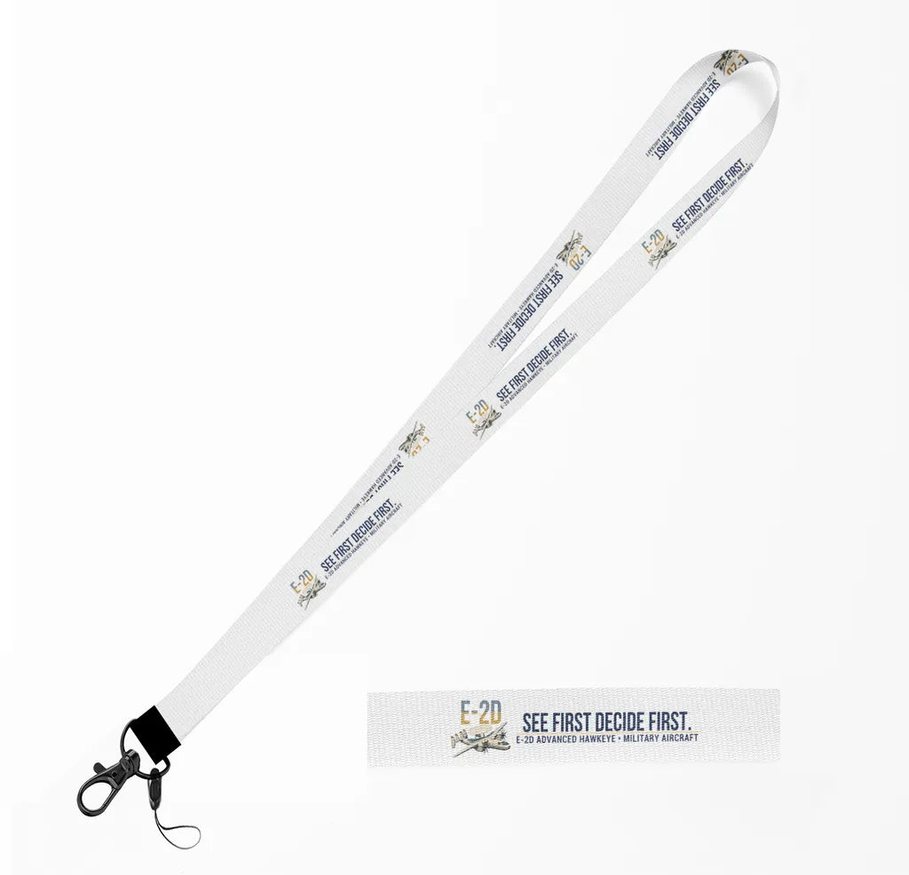 E-2D Advanced Hawkeye lanyard - white