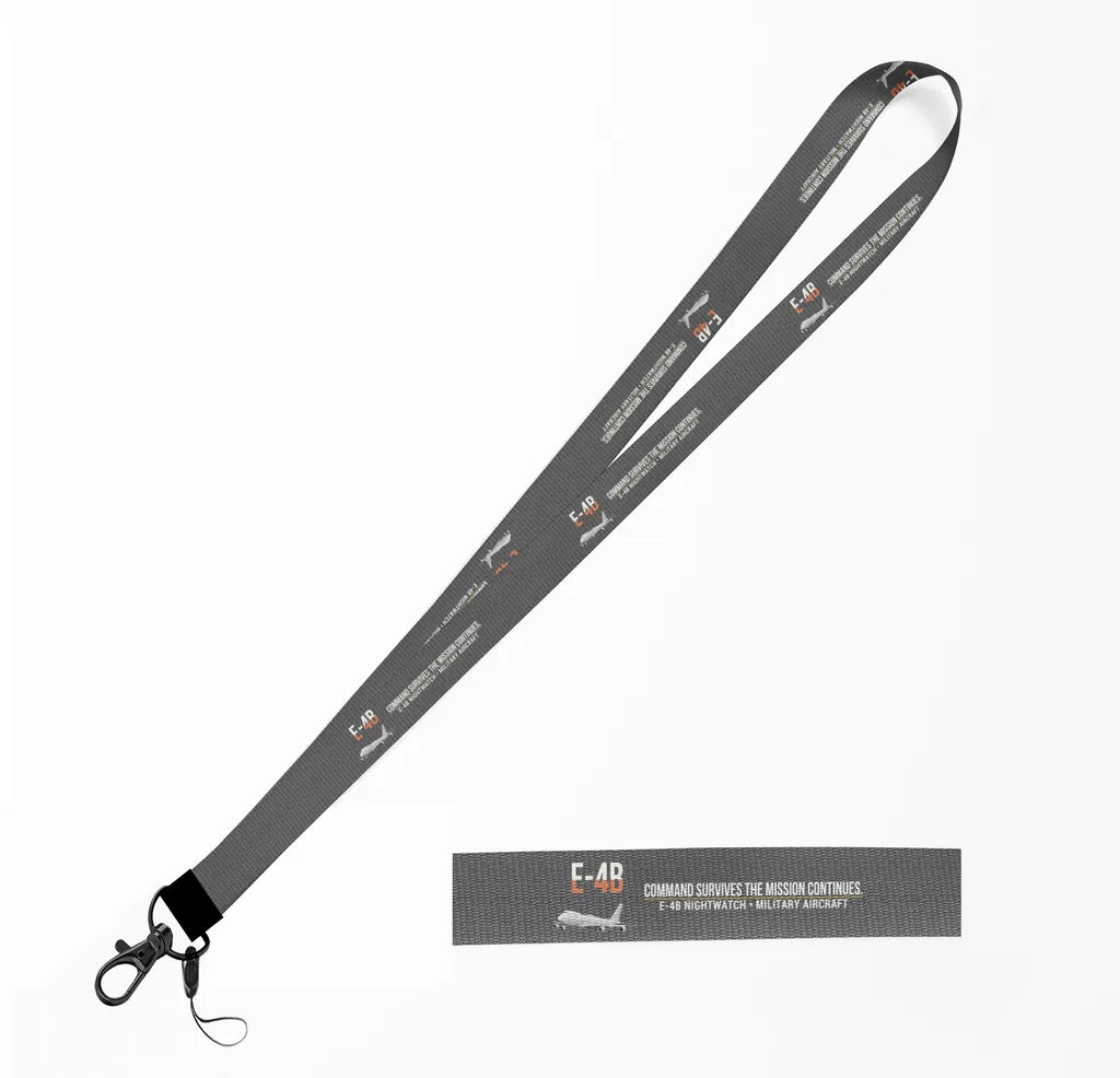 E-4B Nightwatch lanyard - gray