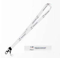 Thumbnail for E-4B Nightwatch lanyard - white