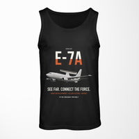 Thumbnail for E-7A Wedgetail design on black tank top