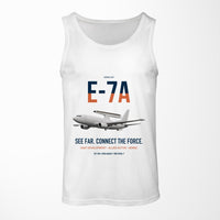 Thumbnail for E-7A Wedgetail design on white tank top