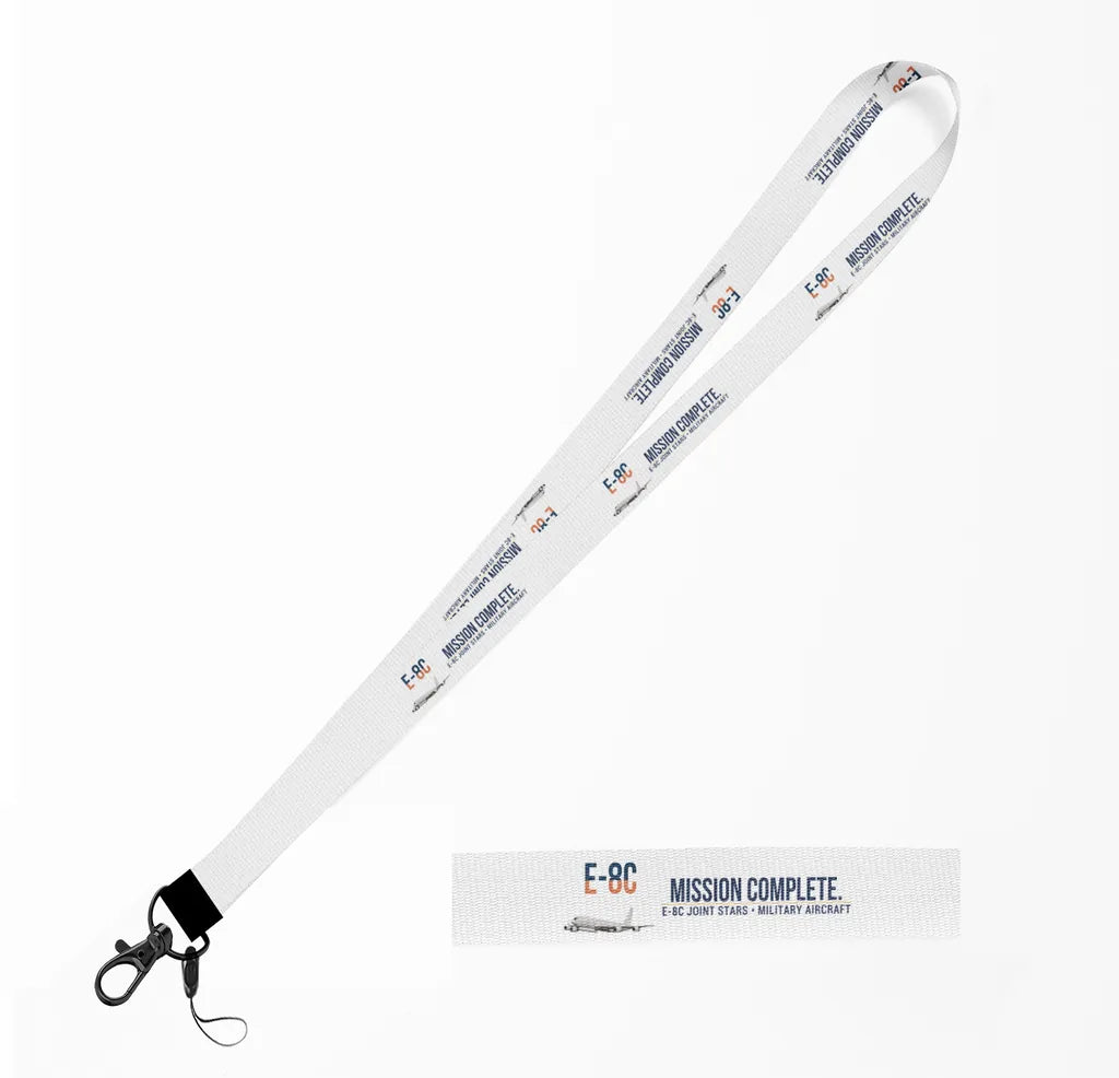 E-8C Joint STARS lanyard - white