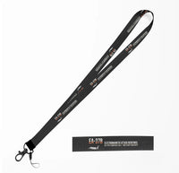 Thumbnail for EA-37B Compass Call lanyard - black
