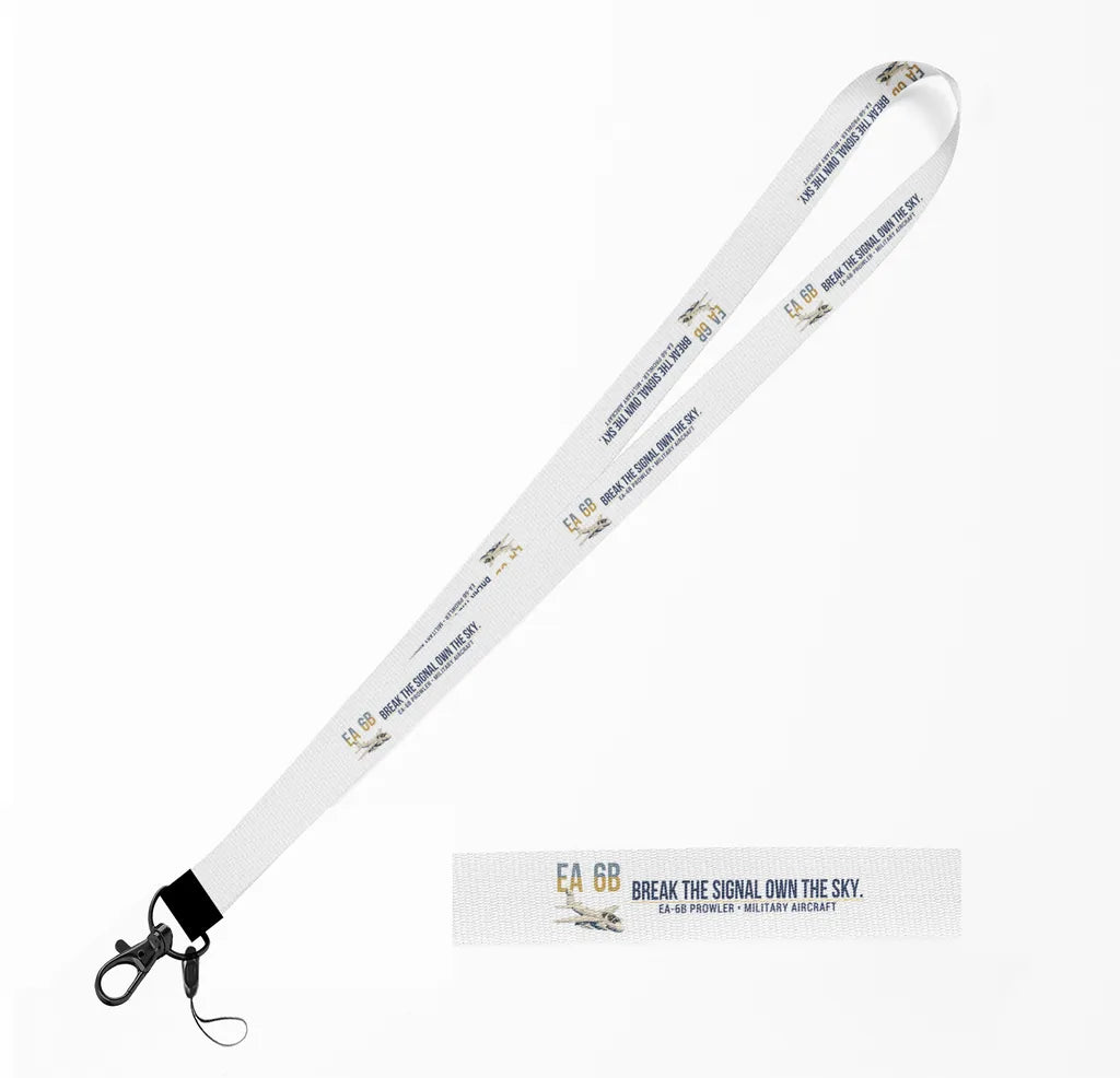 EA-6B Prowler lanyard - white