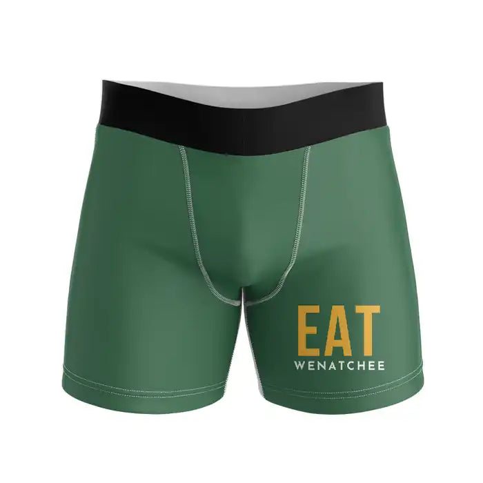 Pangborn Memorial Airport (EAT) Men Boxers - Code - Green