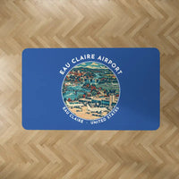 Thumbnail for Chippewa Valley Regional Airport (EAU) Carpets - Carpet Rectangle - Badge - Blue V2