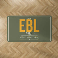 Thumbnail for Erbil International Airport (EBL) Carpets - Carpet Rectangle - ID Tag - Green Army V2