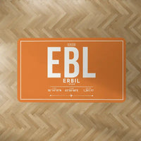 Thumbnail for Erbil International Airport (EBL) Carpets - Carpet Rectangle - ID Tag - Orange V2