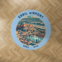 Thumbnail for Erbil International Airport (EBL) Carpets - Carpet Round - Badge - Light Blue V2