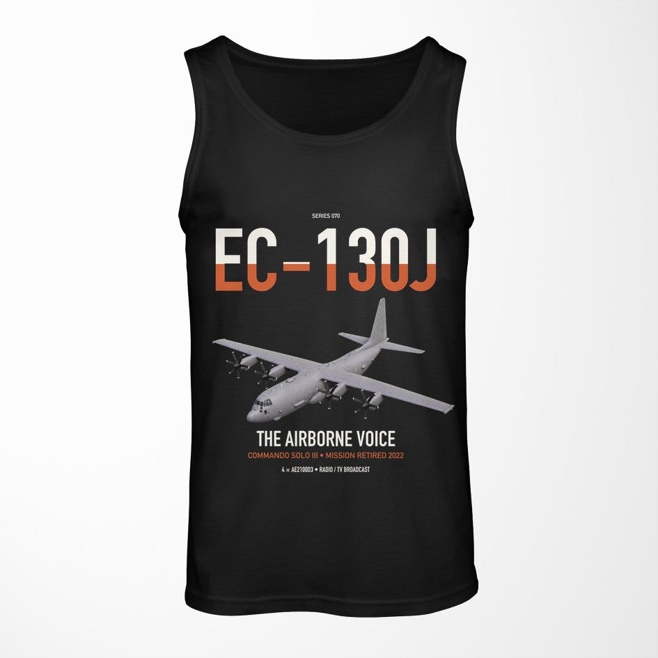 EC-130J Commando Solo III design on black tank top