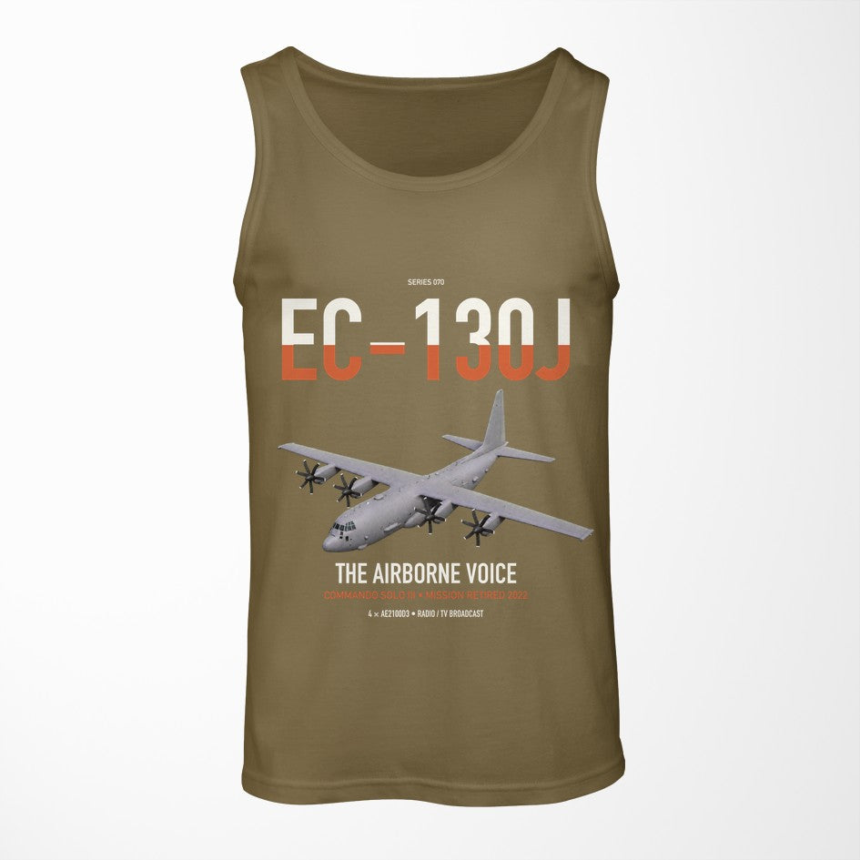 EC-130J Commando Solo III design on green army tank top