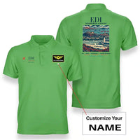 Thumbnail for EDI - Poster - Double-Side Polo - Light Green + Name