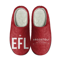 Thumbnail for Kefalonia International Airport (EFL) Slippers & Flip Flops - Slippers - Cotton - Code - Different - Red