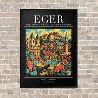 Thumbnail for EGER - Poster - Canvas Framed - Black