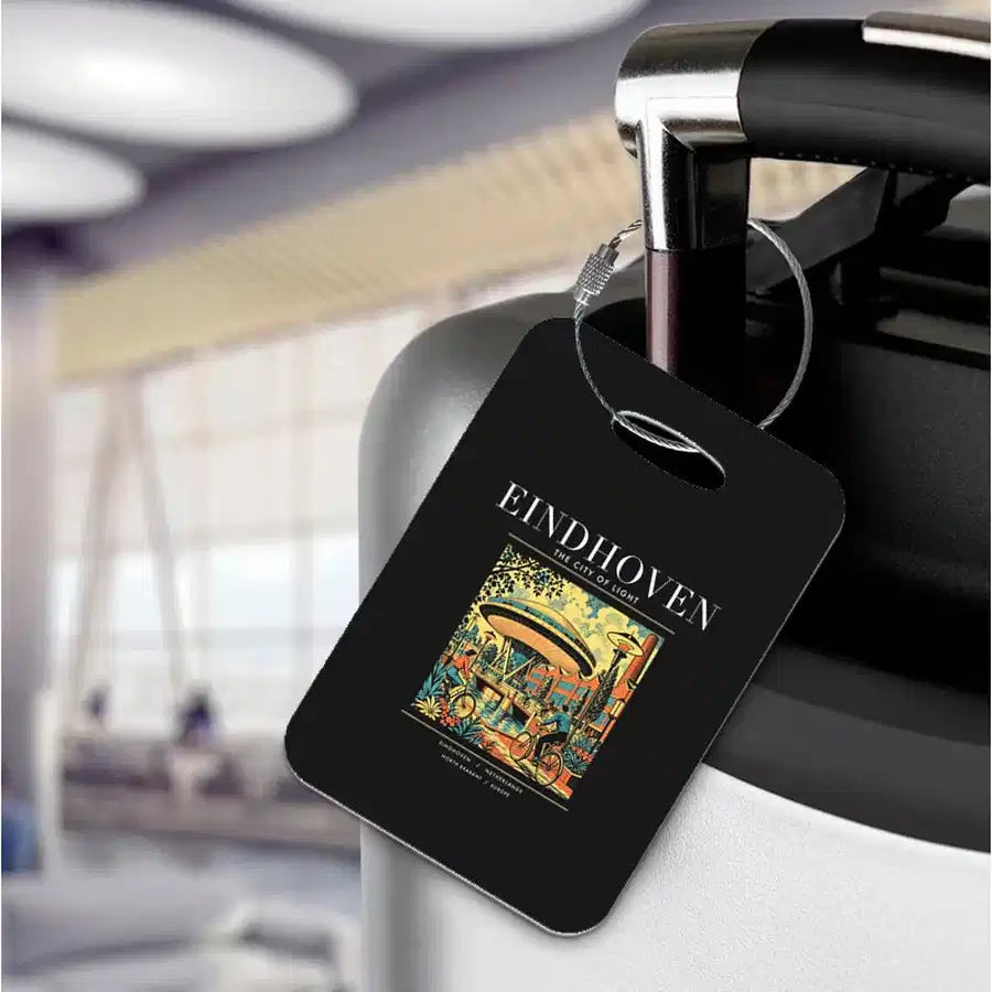 EINDHOVEN - Poster - Luggage Tag - Black