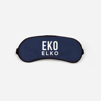 Thumbnail for Elko Regional Airport (EKO) Sleep Masks - Sleep Mask - Code - Navy Blue